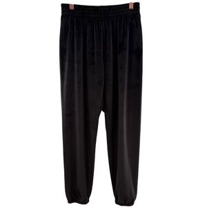 PINK Victoria's Secret Velour Joggers Sweatpants Comfy Lounge Black S